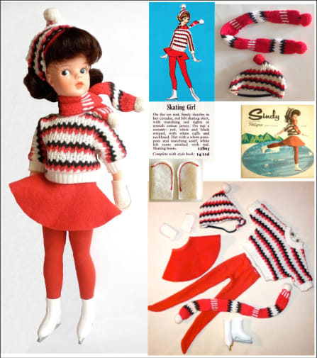 Sindy Ice Skater circa 1964 photo by Claire Wilcox