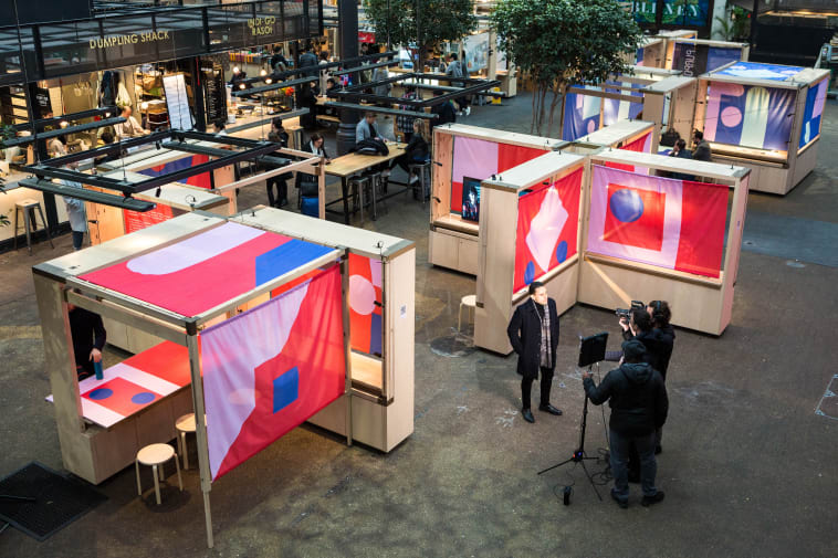 View from the balcony at Fashion Means Business