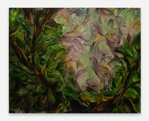 Michele Fletcher's multicoloured painting