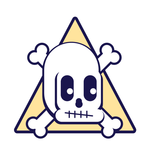 a skull and cross bones