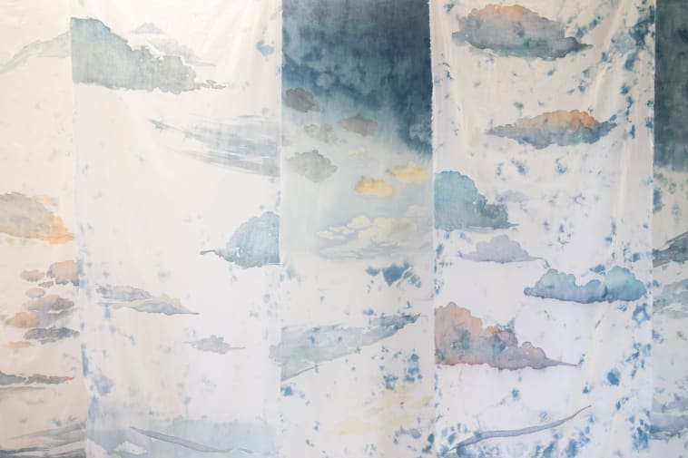 Painting of clouds