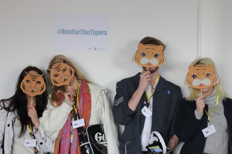 PR students support the ‘Tiger Champions’ conservation campaign.