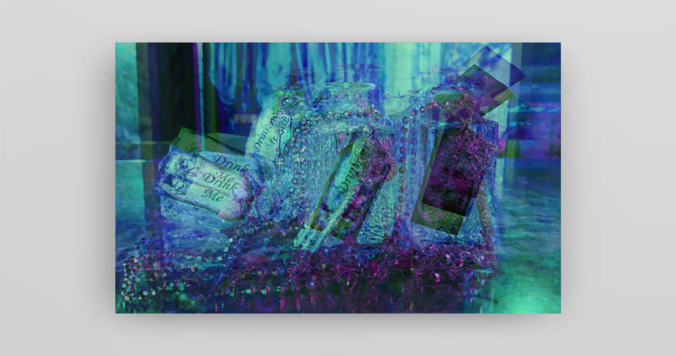 Alice in Wonderland inspired artwork by Dani Hiatt, a student specialising in photography