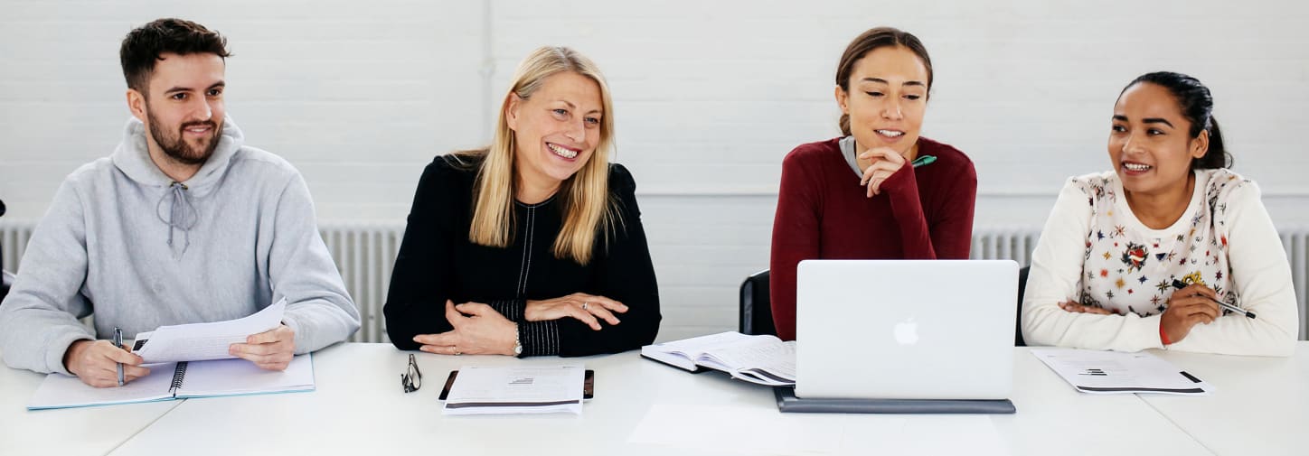 Students at a workshop