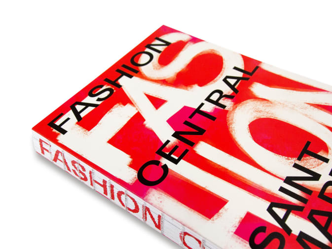 Front cover of Fashion Central Saint Martins book