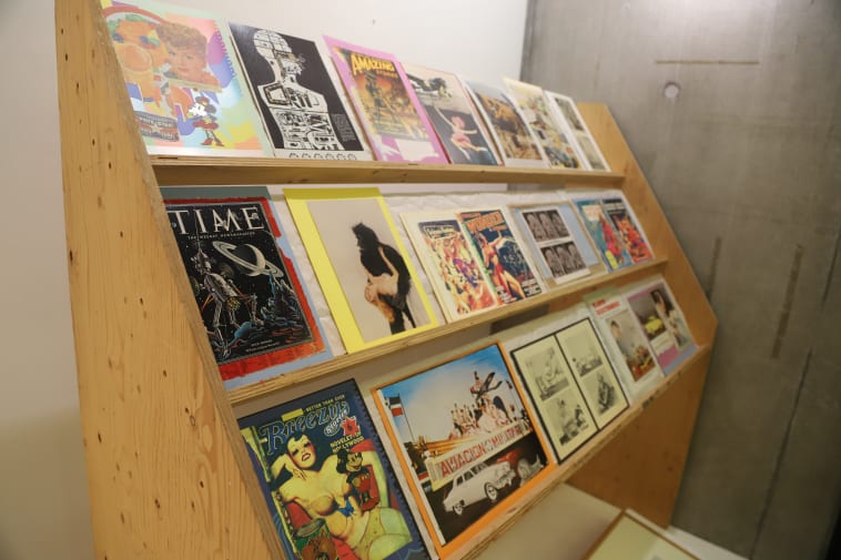 A display of Paolozzi's work in print