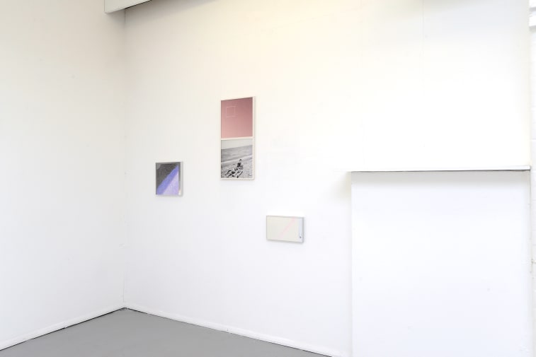A photo of a white gallery space