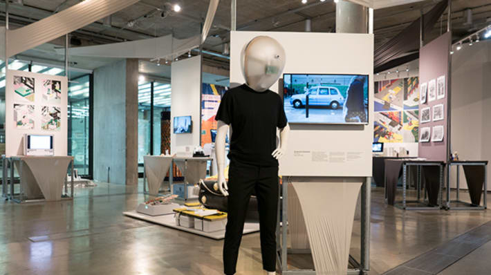 Works on display in the Lethaby Gallery