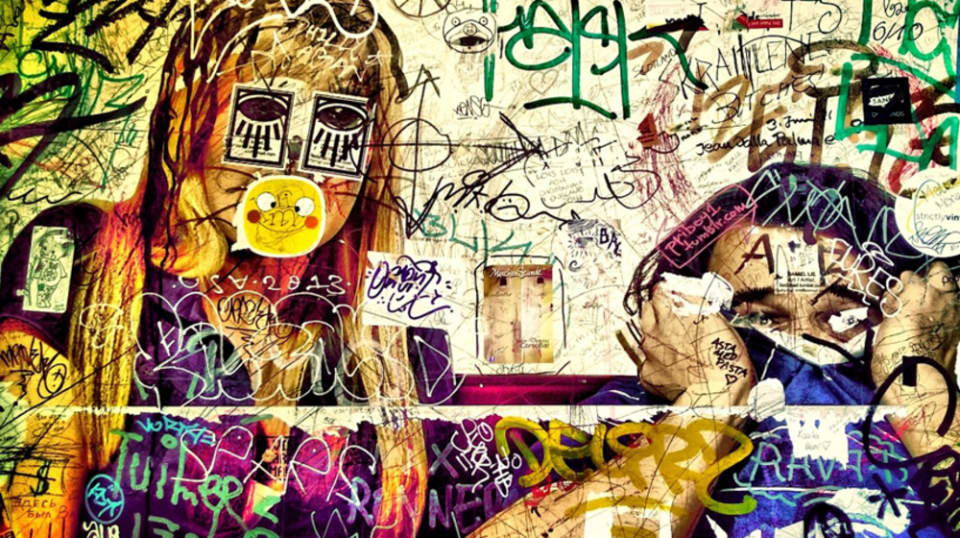 Graffiti on a wall