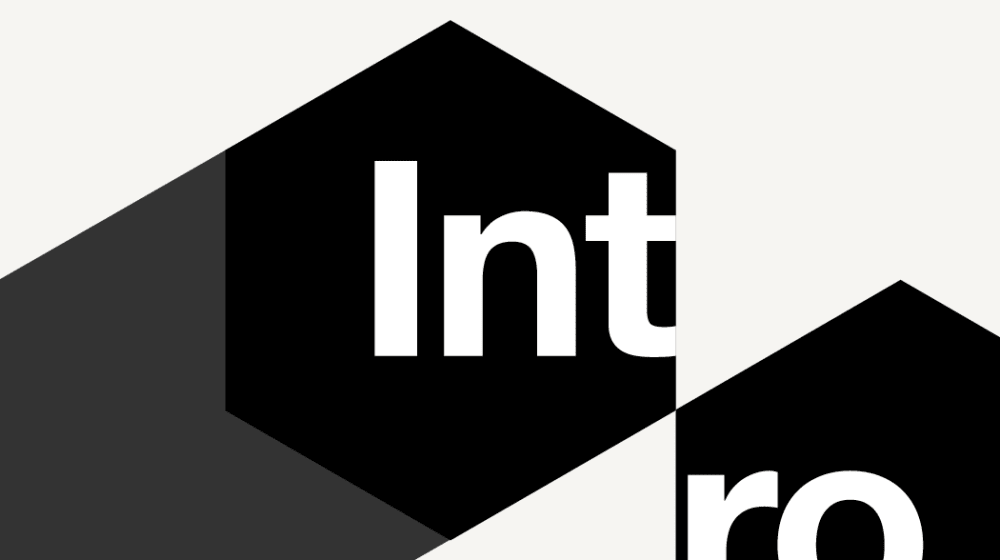 Black white logo