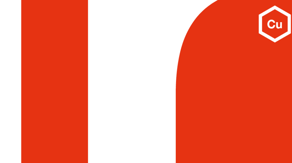 Logo red and white