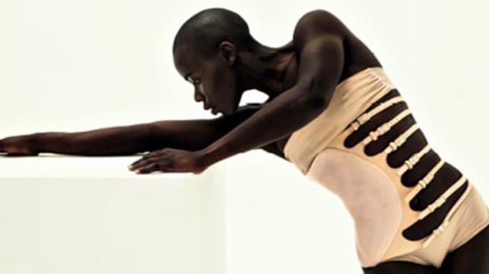 ‘Scoliosis’ by Annelie Gross, MA Fashion Artefact, London College of Fashion, UAL Photograph by Jon Emmony for SHOWstudio.
