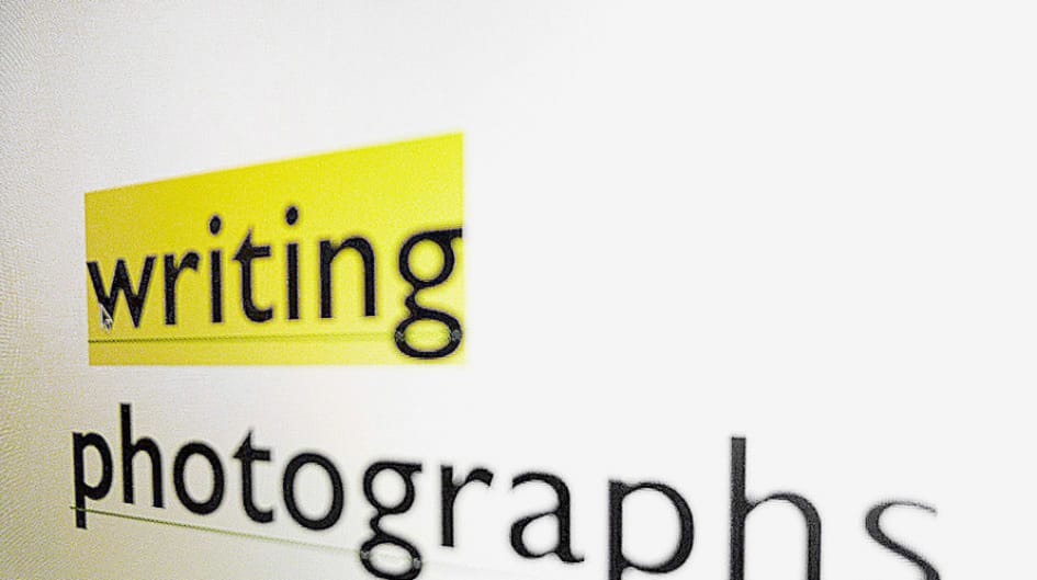 Logo of the Writing Photographs research group