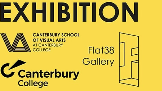 Exhibition poster for Canterbury School of Visual Arts final show