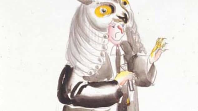 An owl costume