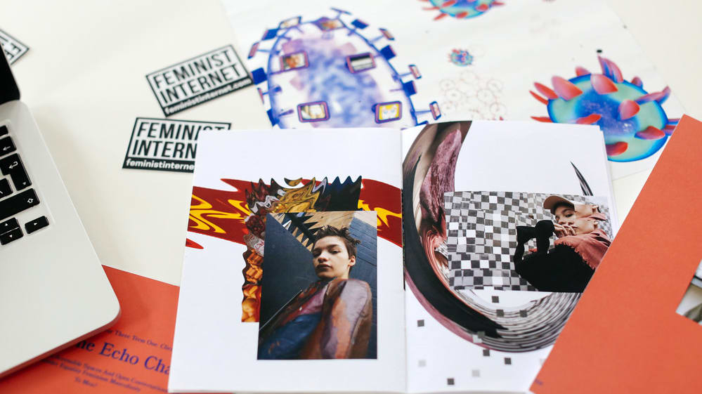Fashion collage - visual communication for fashion banner