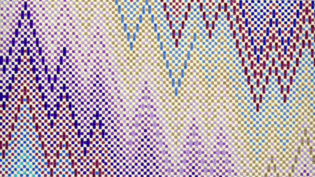 An abstract zig-zag pattern