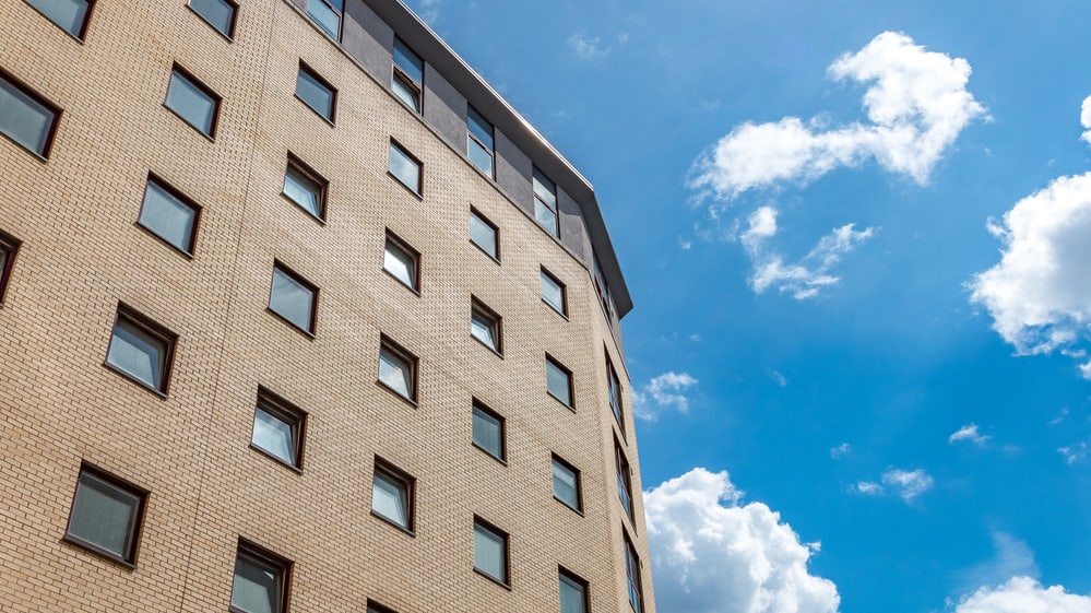 Exterior shot of Manna Ash House hall of residence