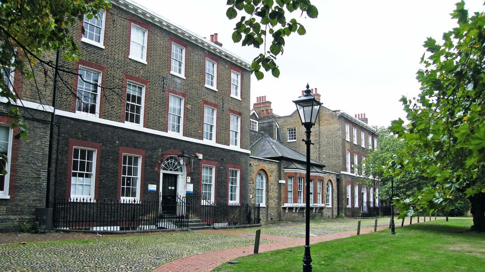 Exterior shot of Portland House hall of residence