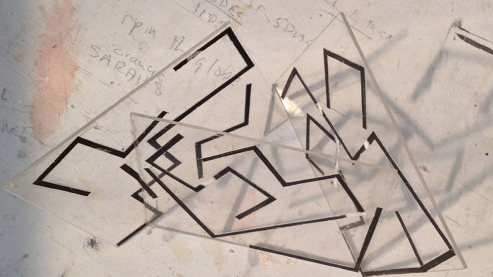 Work by Foster Spragge and Issam Kourbaj.