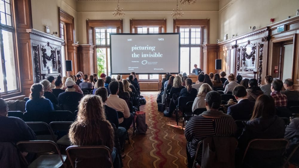 Paul Coldwell opening Picturing the Invisible Conference