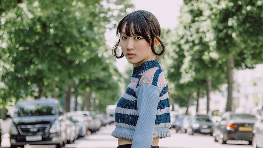 Knitted textiles by Wing Yu Yeung.