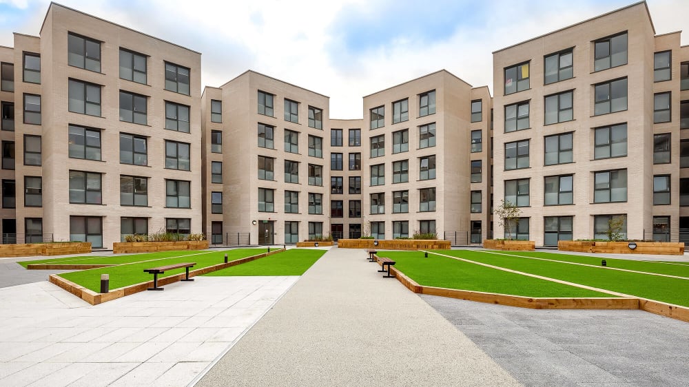 Exterior shot of Sketch House hall of residence