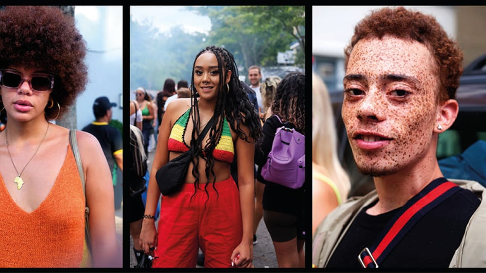 3 images of POC looking at camera. Credit Anita Waithira Israel