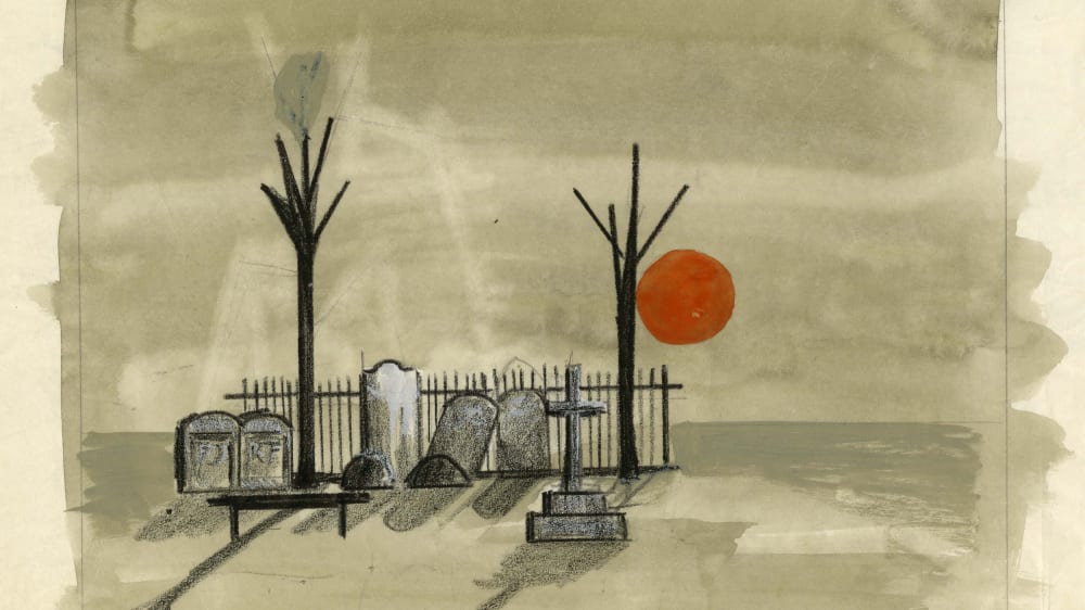Jocelyn Herbert’s set design for Serjeant Musgrave's Dance by John Arden.