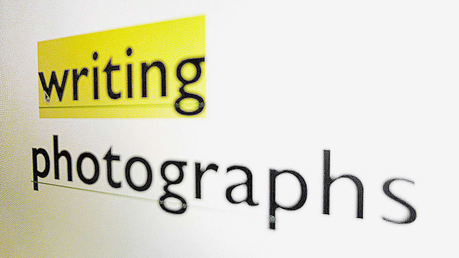 Logo of the Writing Photographs research group