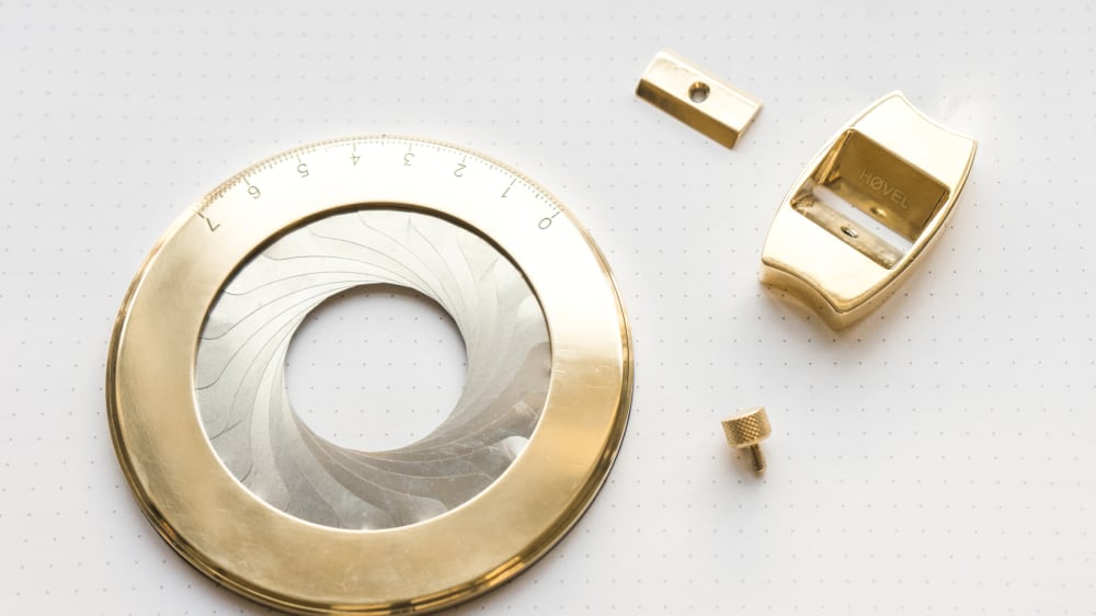 Pencil sharpener and compass