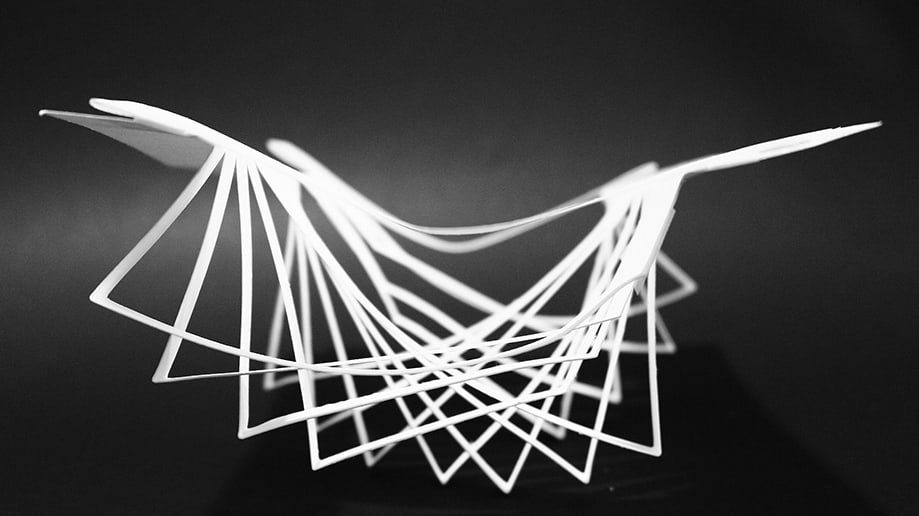Paper model by Foundation Diploma in Art and Design student.