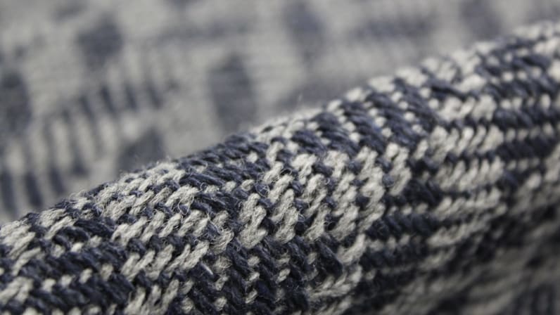 Close up image of a fabric