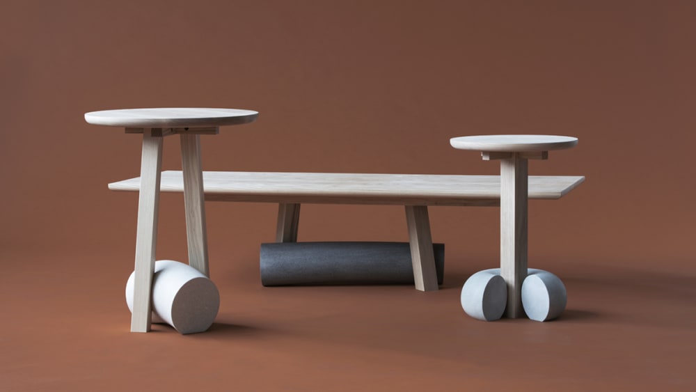 Forms that look like stools or benches