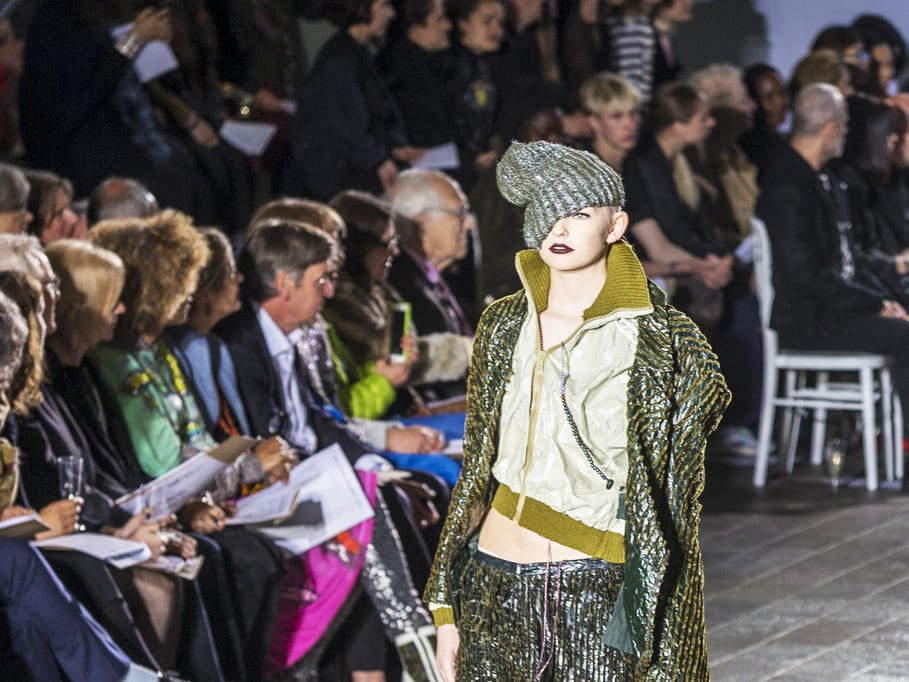 Models wearing designs by Soyoung Park, Summer Show 2016.