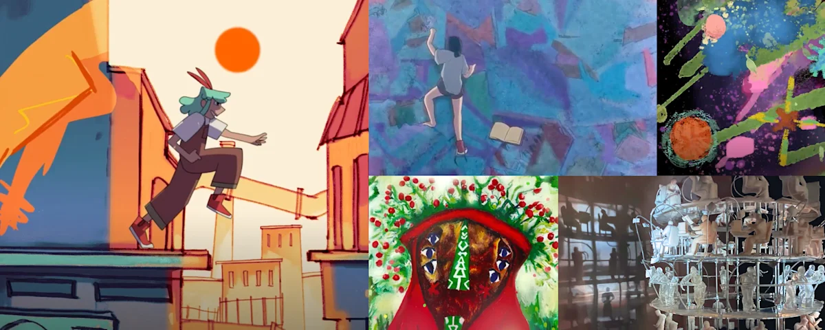 Compilation of colourful animations.