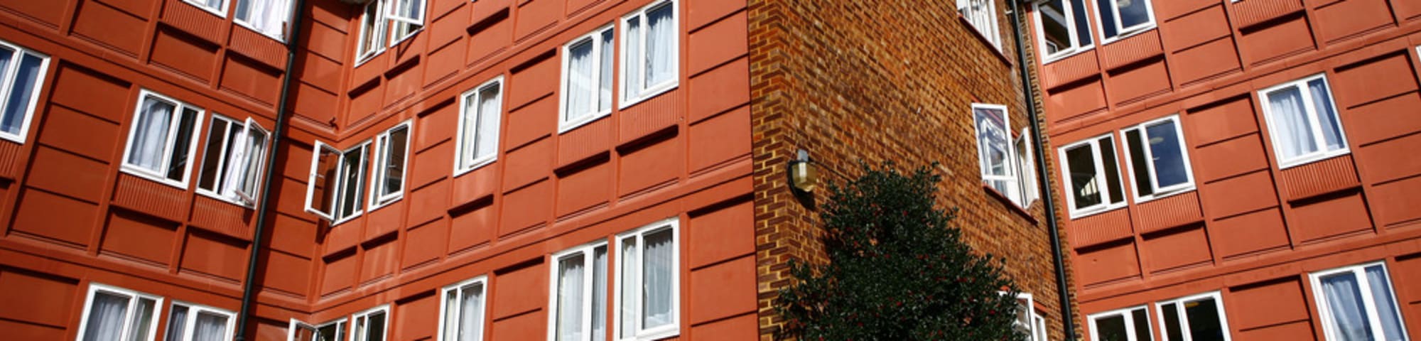 Exterior shot of Brooke Hall
