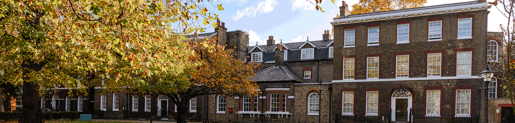 Exterior of Portland South House, showing large Victorian building with large grass outdoor area