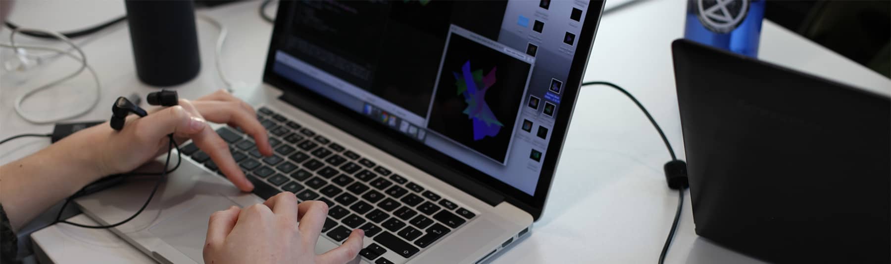 <p>Introduction to Substance Painter and Garment Texturing Online Short Course | Online</p><p>Image:&nbsp;Students at Creative Computing Intensive Courses, 2021 | Photograph: Georgina Capdevila Cano | UAL</p>