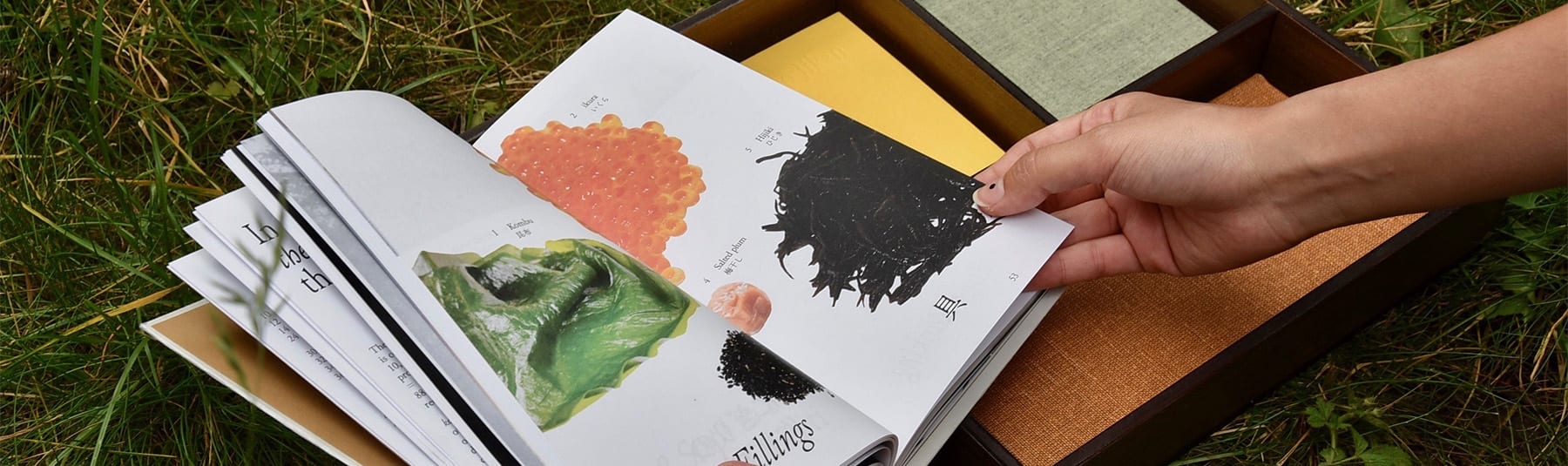 <p>Accessible Book Design Short Course | On campus</p><p>Image:&nbsp;Obento no Jikan, Otomi Larcher, 2022 MA Graphic Communication Design, Central Saint Martins, UAL</p>