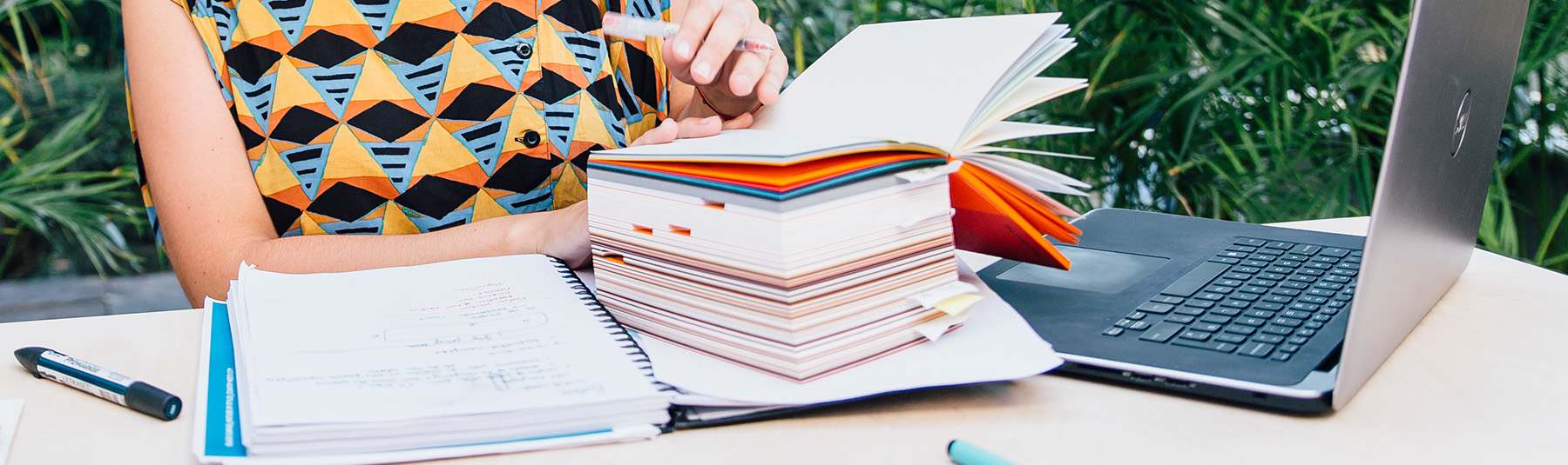 <p>Poetry for Beginners Short Course | Dual mode</p><p>Image: Nadia Speranza studying, UAL</p>