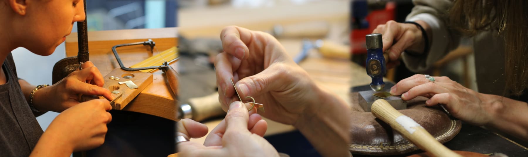 Students making jewellery
