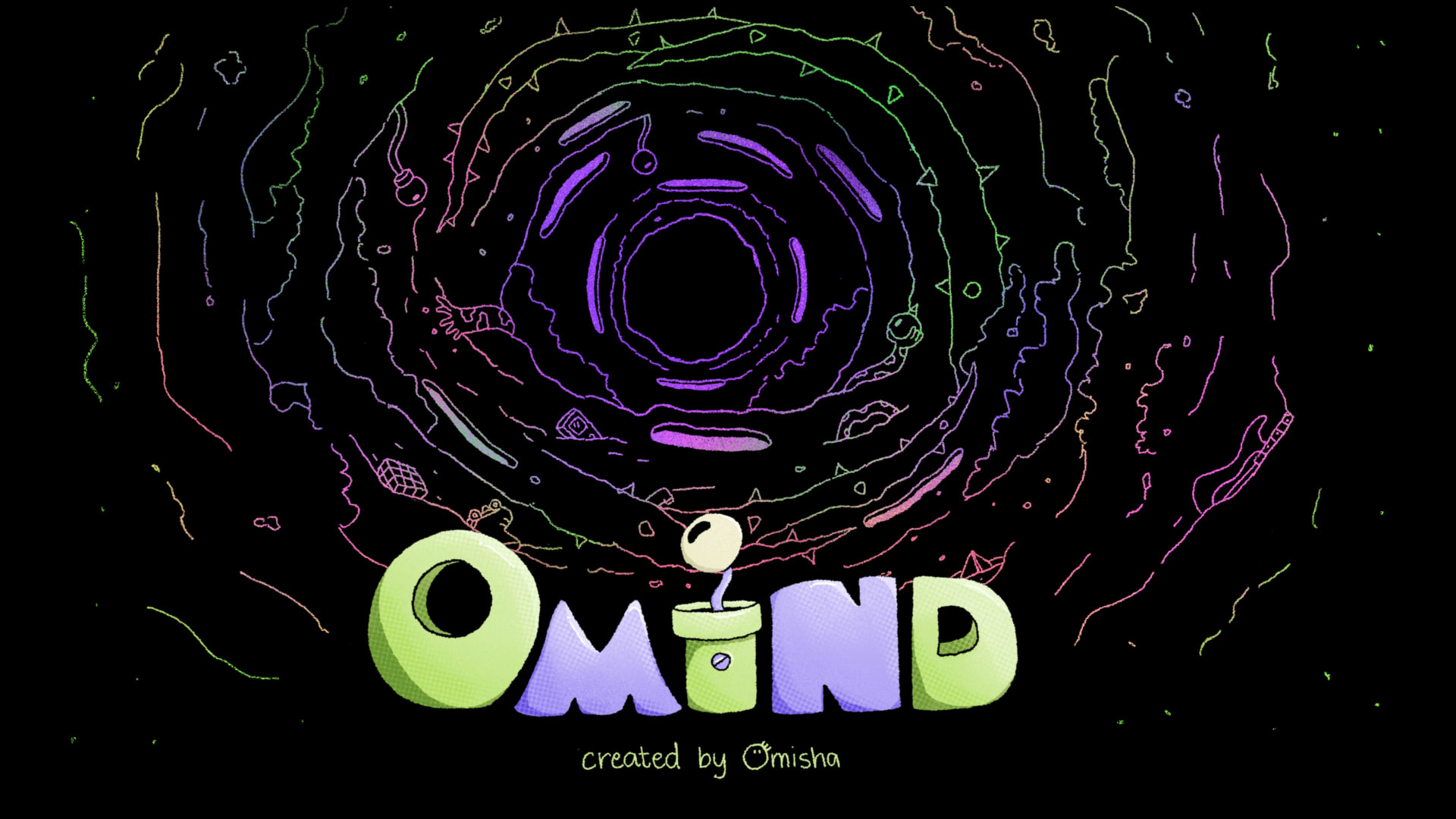 end credits of the film with the title of the cartoon