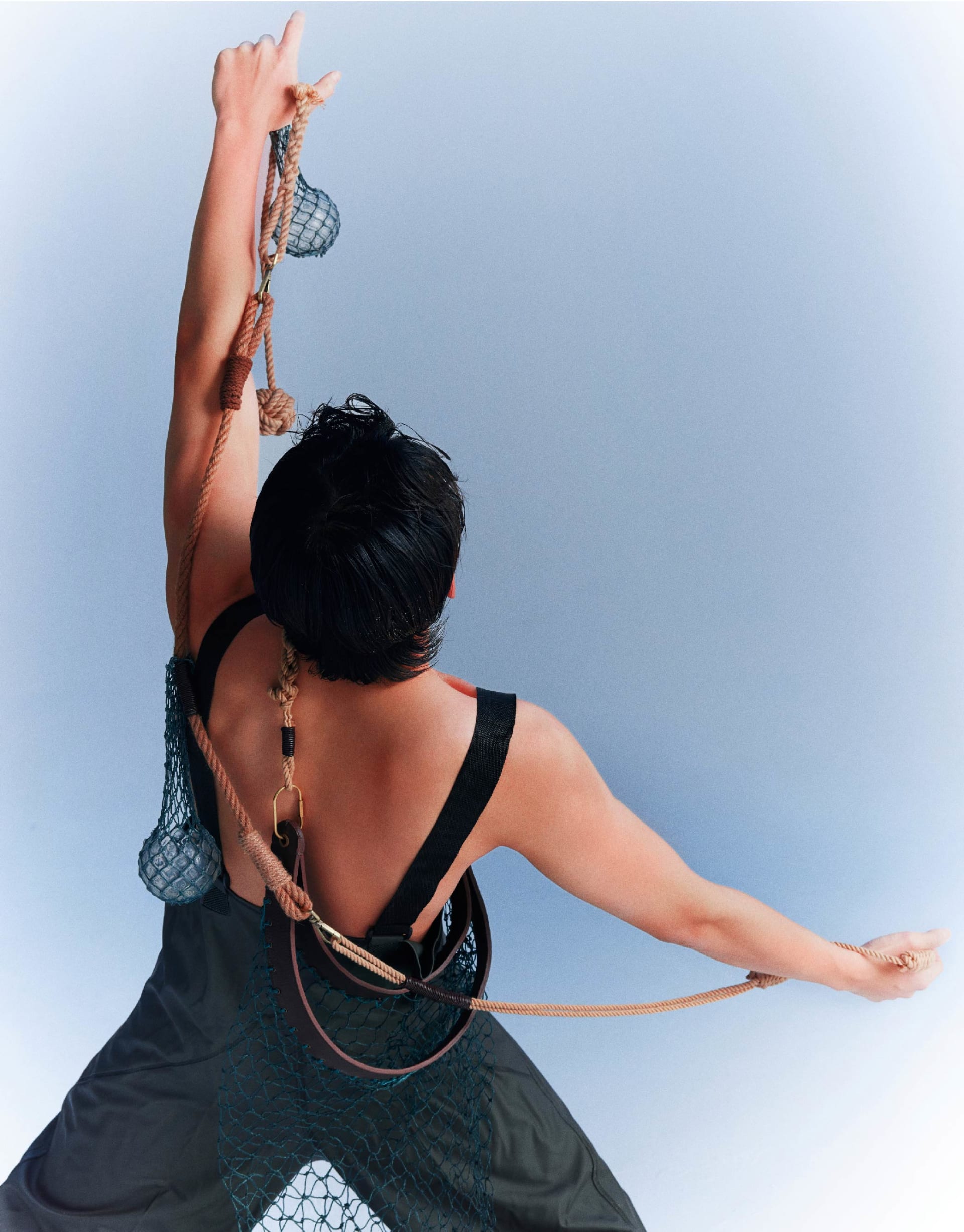 Model wearing Knots Strand