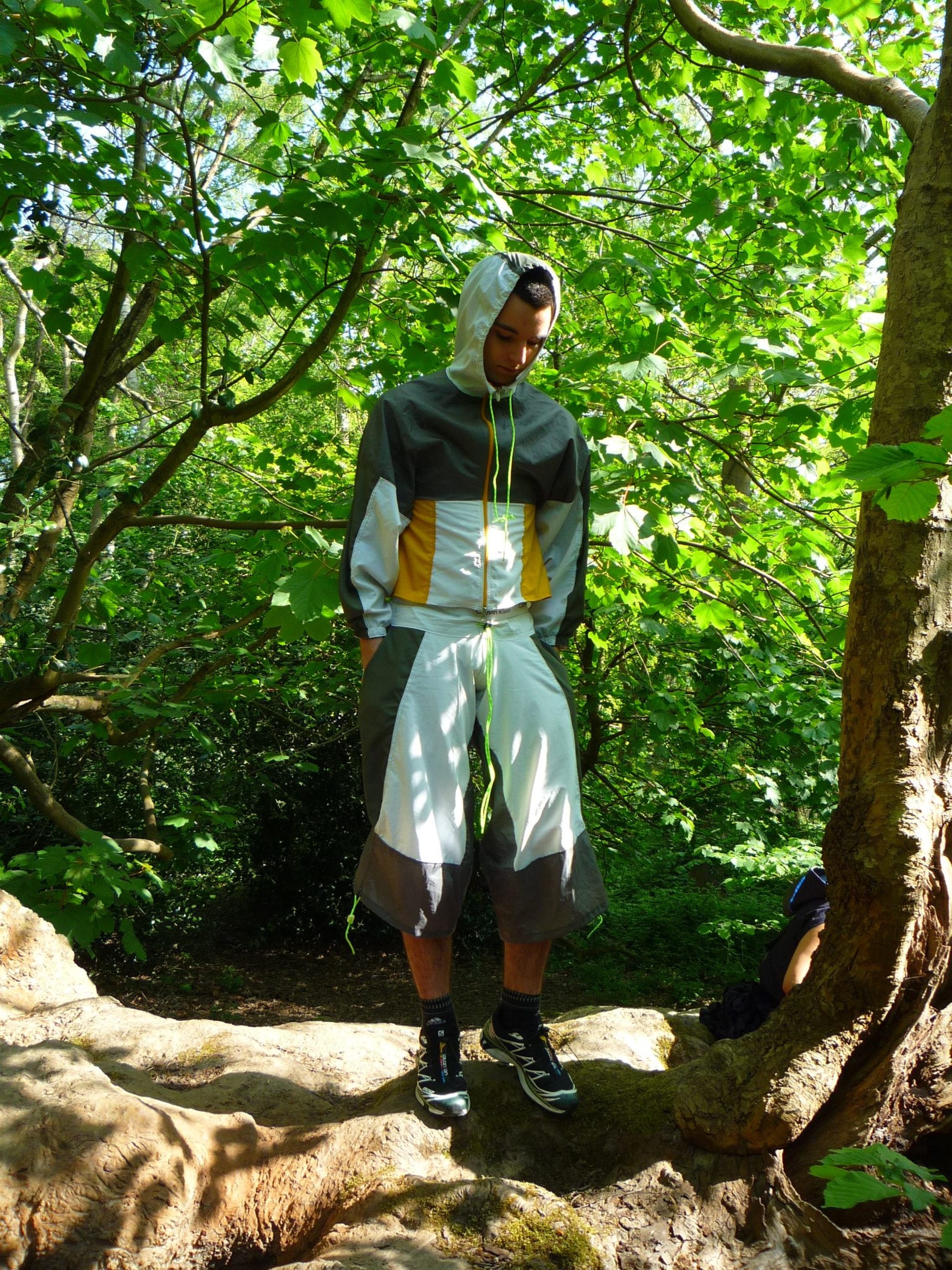 Full body photograph of the tracksuit.