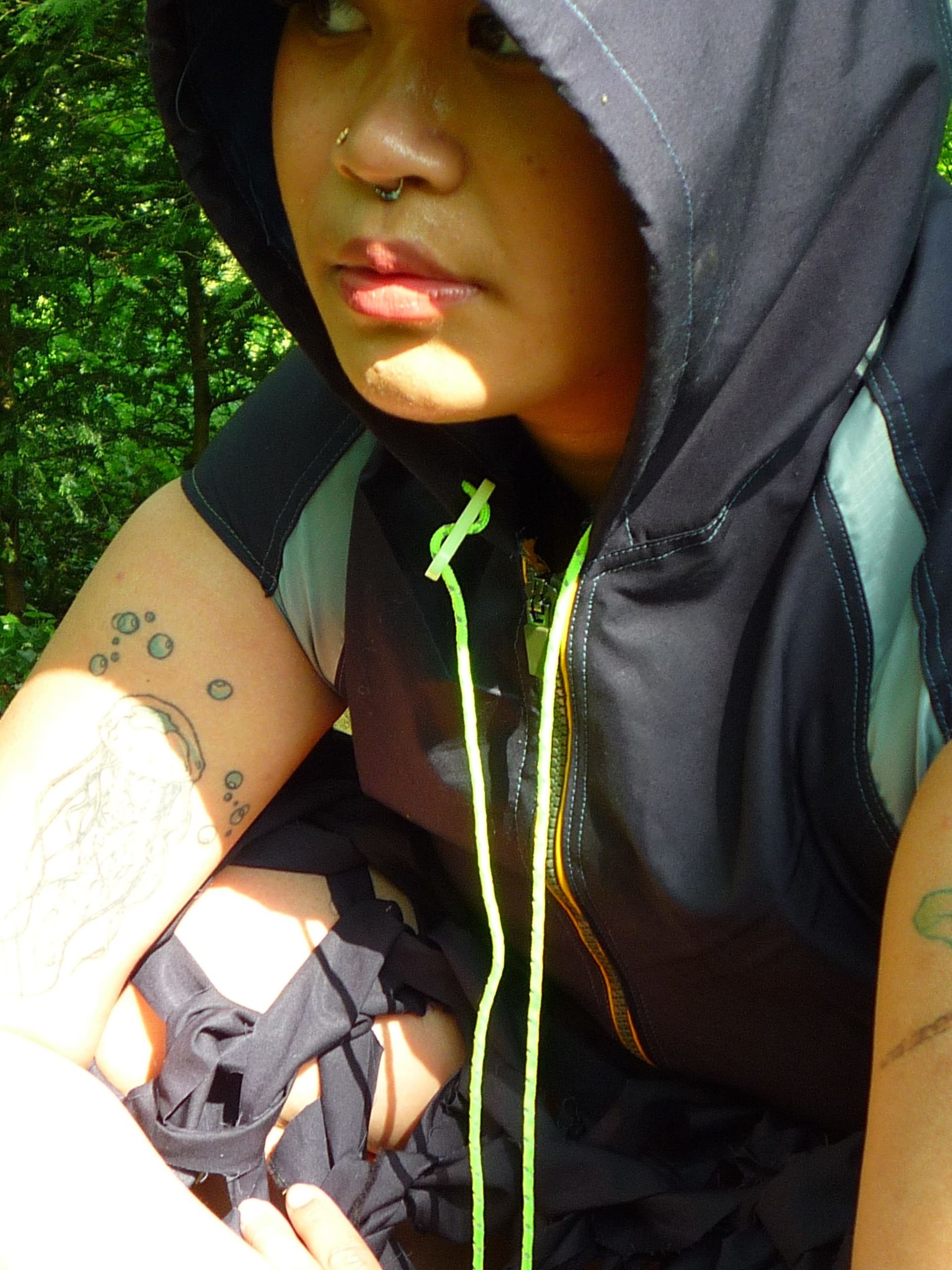 Close up of the jacket.