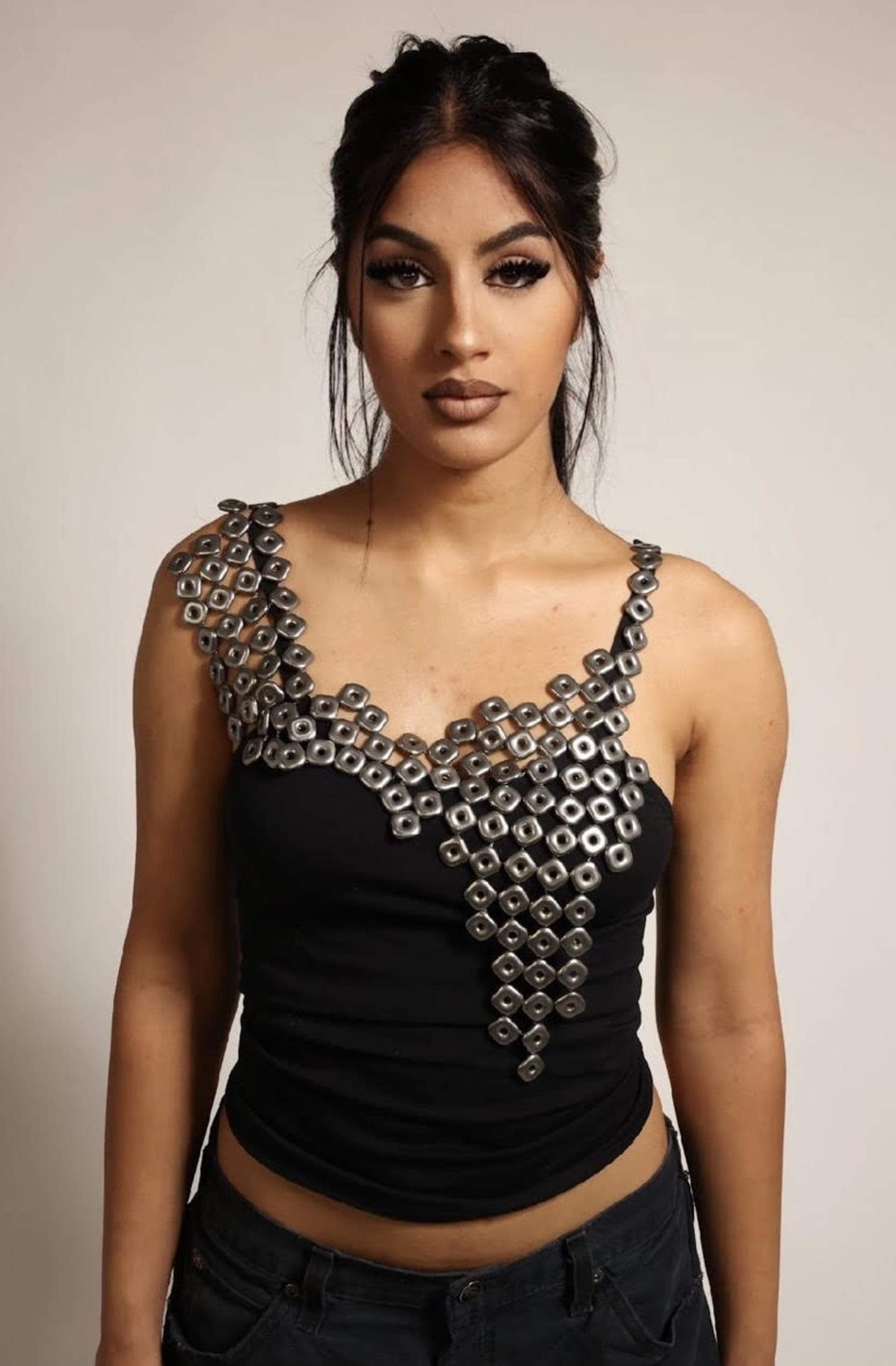 A chainmail-like material 