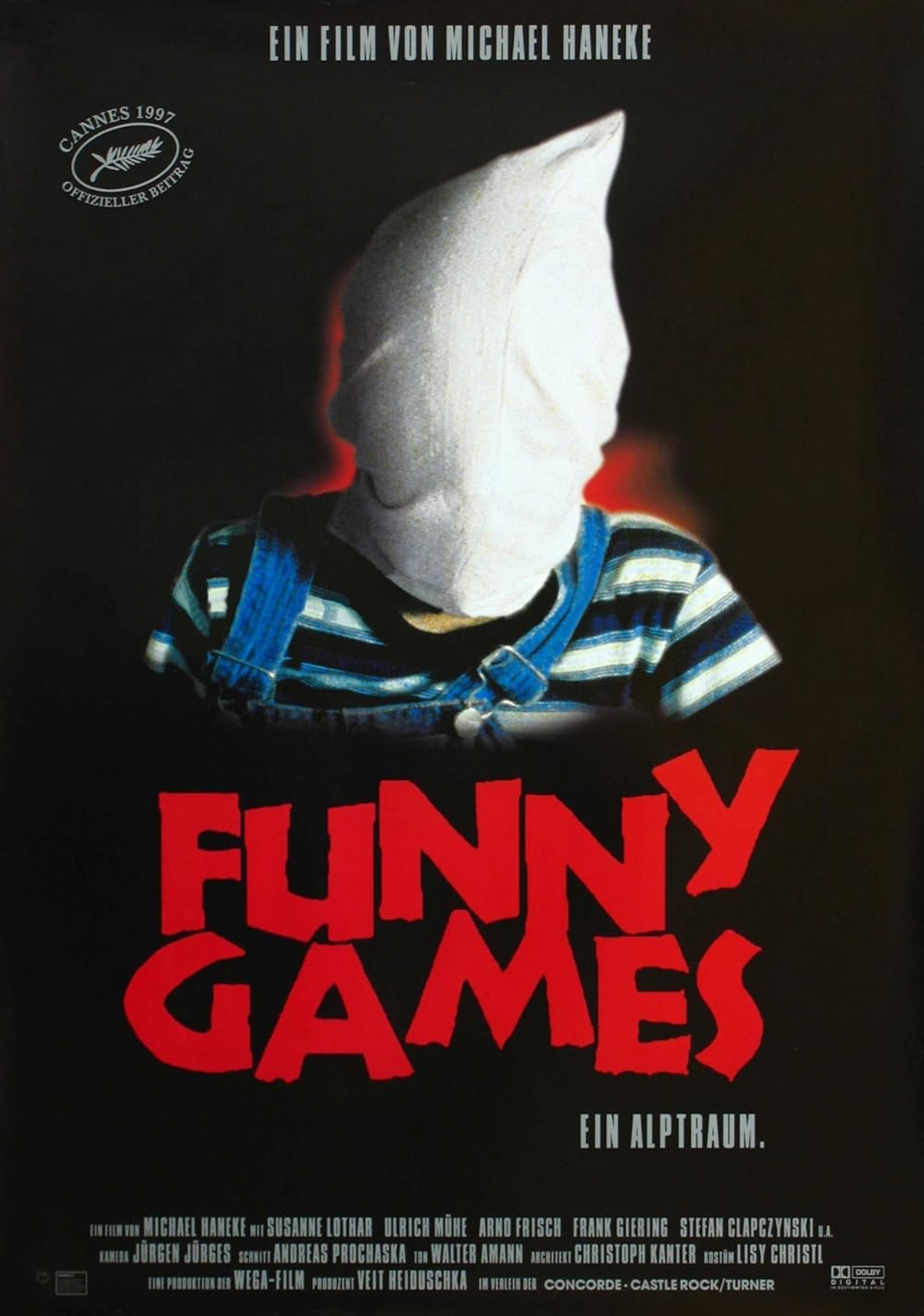 The film Funny Games was an inspiration through how one of the character's breaks the 4th wall and interacts with the audience.