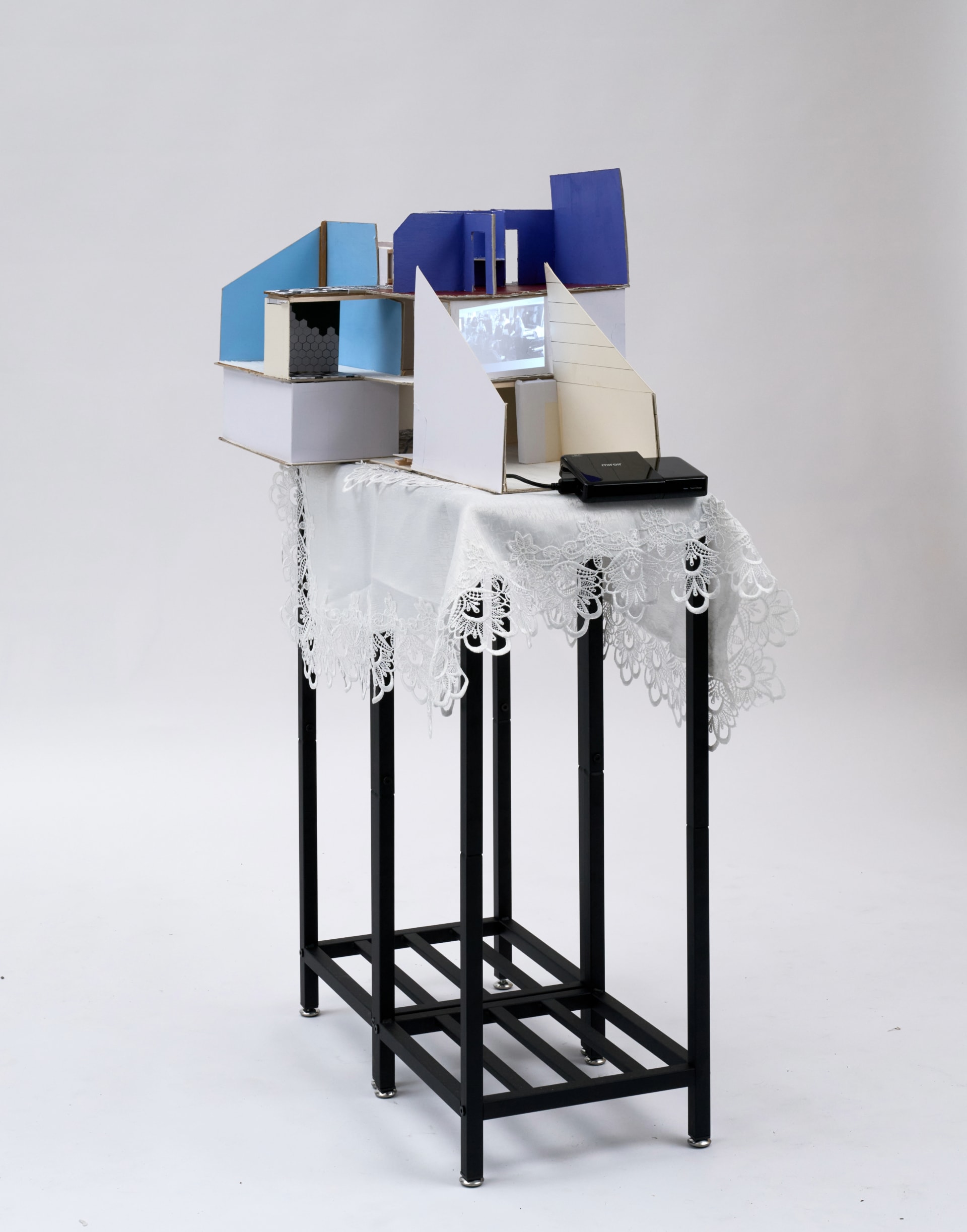 This was my home before the January 2025 Southern California wildfires. The sculpture explores the transition from visual perfection to idealism, refl