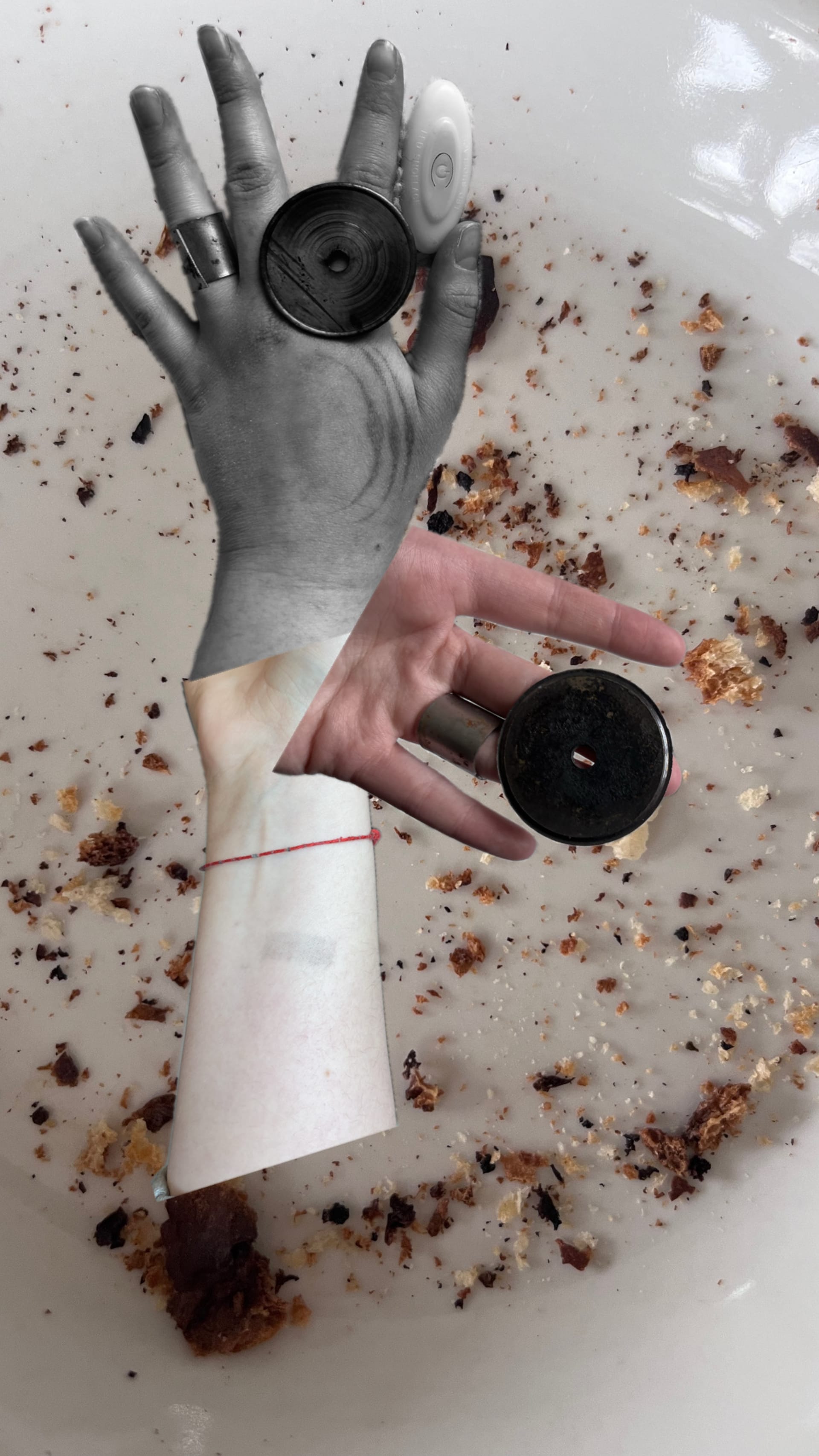 Collage of hands